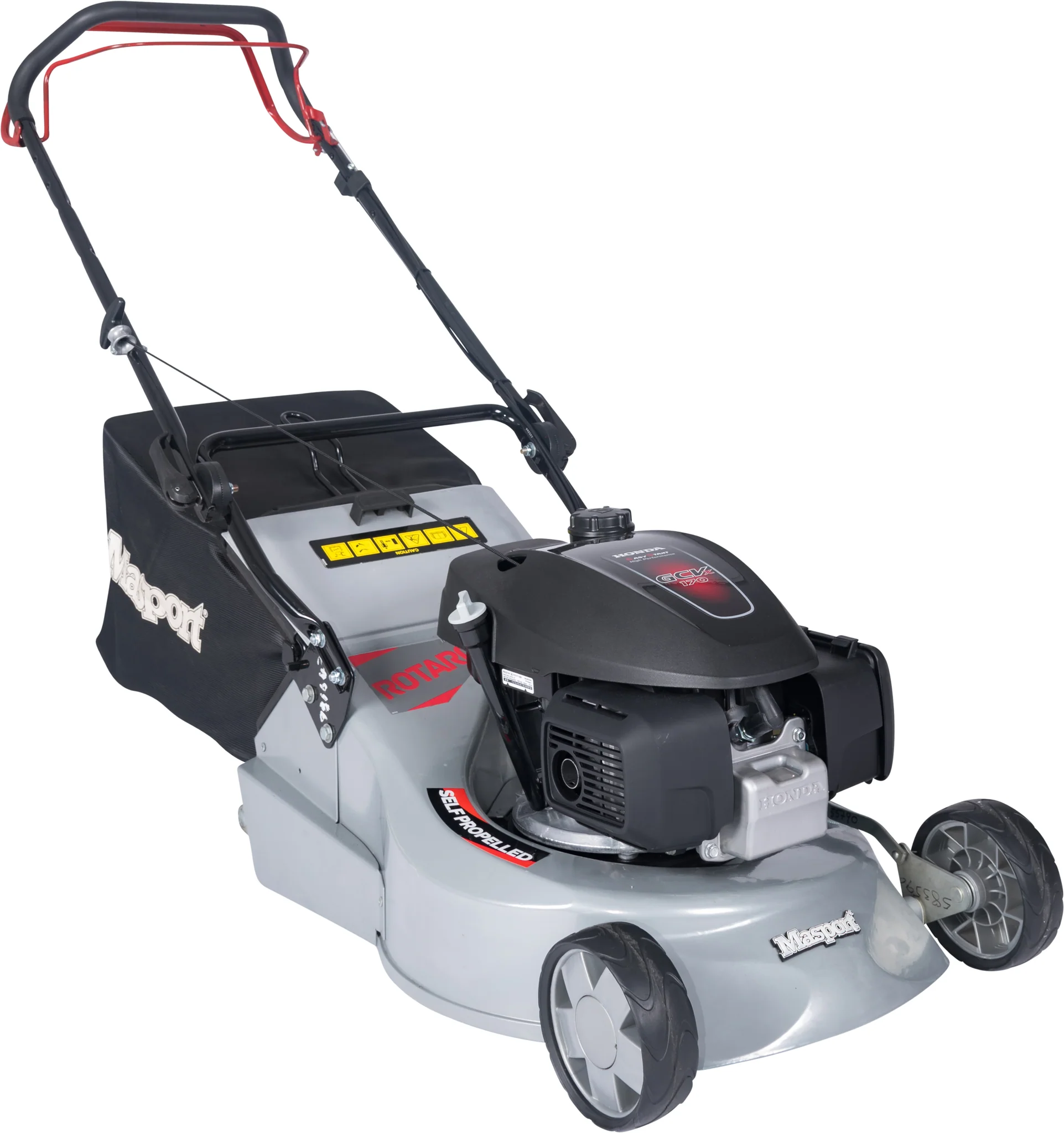 Masport RRSP 18H 18" Petrol Lawnmower - 160cc Honda Engine, Alloy Deck & Steel Rear Roller